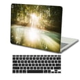 thumbnail image 4 of KSK KAISHEK Compatible MacBook Pro 15" Case 2019 - 2016 Released Model A1707/A1990, Plastic Hard Shell Case + Black Keyboard Cover, Blue series A 0396, 4 of 5