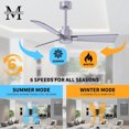 thumbnail image 7 of Matthews Fan Company AK-BRBR-BW-72 Alessandra 72” Brushed Brass Ceiling Fan with 3 Barn Wood Blades, Remote Control, Indoor/Outdoor Wet Rated, 7 of 7