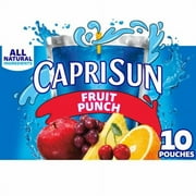 Pack of 2 - Capri Sun Fruit Punch Juice Box Pouches 10 ct
