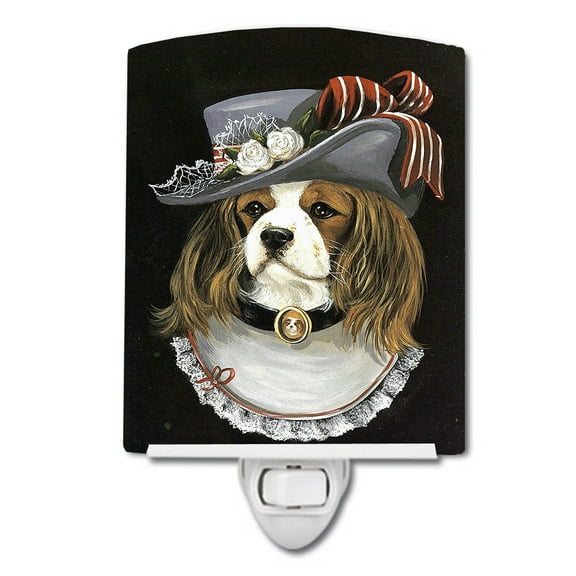 Caroline's Treasures PPP3068CNL Cavalier Spaniel Stella Ceramic Night Light, 6x4x3", multicolor