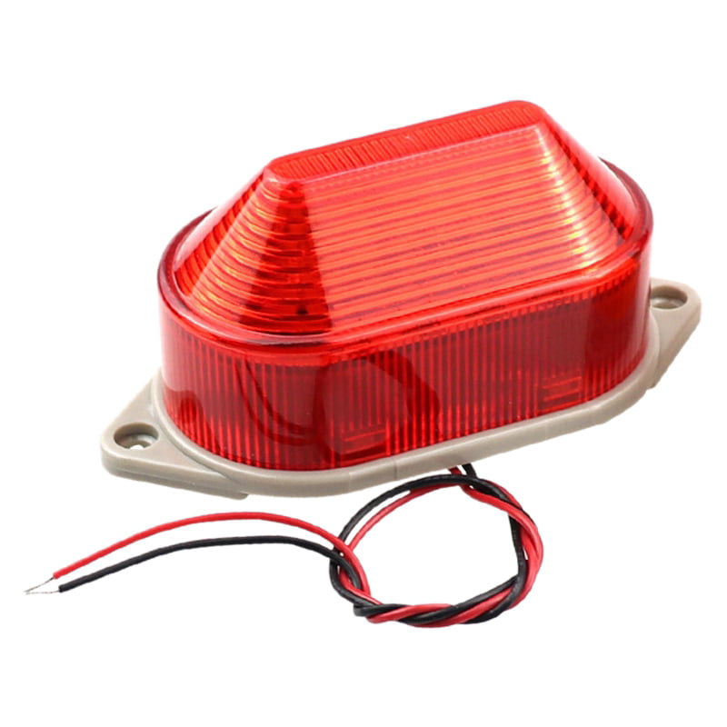 Red LED Flash Siren Security Light Strobe Alarm Warning Lamp Alert Signal 220VAC 