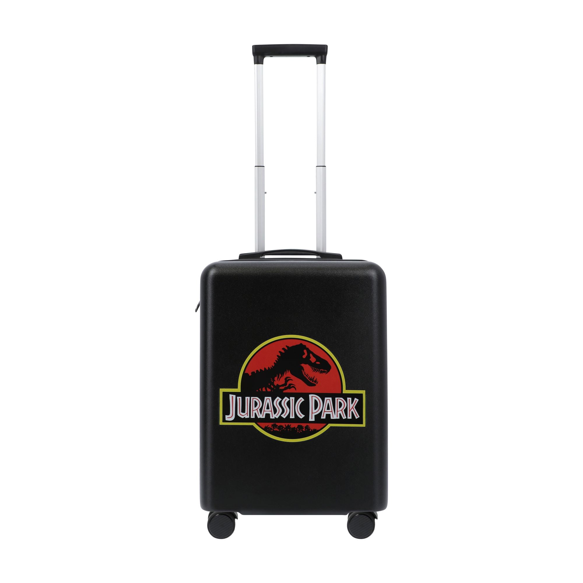Jurassic Park 22.5 Inch Carry On Luggage, Hardshell Rolling Suitcase with Spinner Wheels, Black