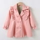 thumbnail image 2 of Vestido Para Niñas, Ropa Para Niñas, Vestido Largo A La Moda Para Niños, Falda De Manga Larga De Piel Sintética, Abrigo, Top Versátil Rosa Odeerbi LM103-5372, 2 of 7
