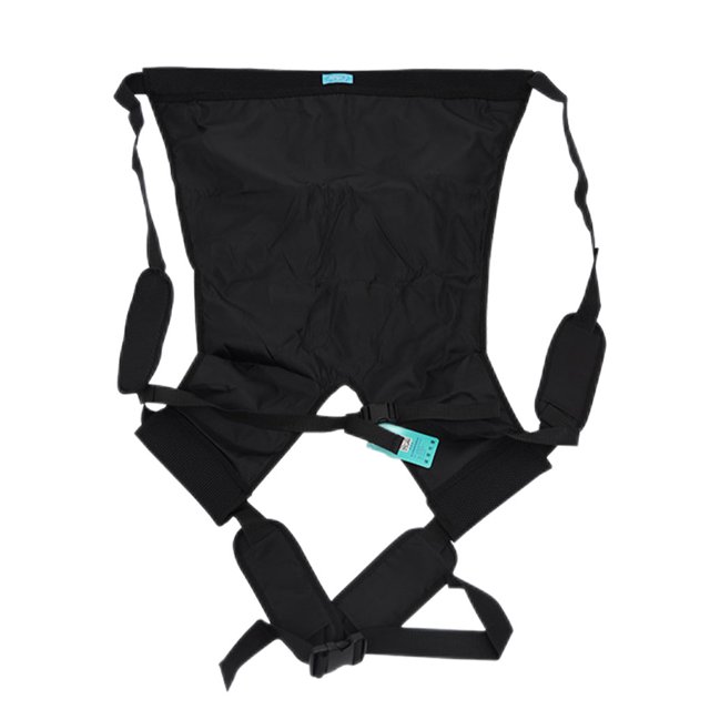 Minnieouse Cinturón de transferencia de doble capa Sling Assist Restricción auxiliar Almohadilla transpirable Cojín con hebilla para personas mayores en masajeadores Schwarz/M Minnieouse CE013515-03