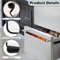 thumbnail image 5 of SEANATIVE Maple Leaves Refrigerator Door Handle Covers 2 Pcs Thanksgiving Kitchen Appliance Handles Covers Fridge Protector Gloves Ovens Door Cloth Fall Party Holiday Decoration, 5 of 7
