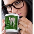 thumbnail image 2 of 3drose, Arrival - Animal, Ewe, Love, Fun, Lovecute, Lamb, Lambs, 15oz Two-tone Black Mug, 2 of 6