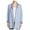 Blue - powderblue, variant on Finity Womens Knit Pea Coat, Blue, Large