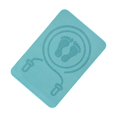 thumbnail image 1 of pitrice Jump Rope Mat Non Slip Shockproof Mat Exercise Fitness Yoga Blue Mat Mat Skipping, 1 of 6