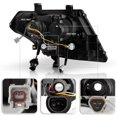 thumbnail image 3 of Faros delanteros ACANII para Nissan Frontier 2009-2021 negros, 3 of 7