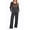 K Black Brown, variant on UVN Outfit Sets for Women Two Piece Sets Winter Casual Long Sleeve Tops and Long Pants Lounge Sets Ribbed Knit Pajama Sets with Pockets