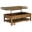 Brown, variant on Coaster Payne 48" Coastal Wood Mobile Lift Top Coffee Table in Distressed Brown