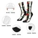 thumbnail image 5 of Fotbe Rose Flowers Calcetas Largas con Estampado para Hombre y Mujer – Calcetas de Compresión Transpirables y Elásticas, Viajar y Uso Diario Talla 5-11, 5 of 6