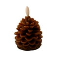 thumbnail image 1 of Desktop Display Ornament for Home with Timer Flameless Candles Featuring Real Wax and Battery Operated Flicker, 1 of 3