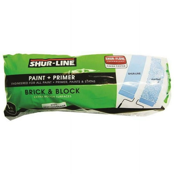 Shur-Line Paint Roller Cover,9"L,1"Nap,Knit 2006907