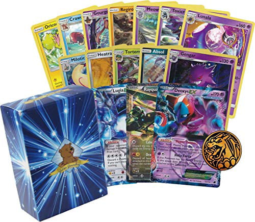 50 Pokemon Cards Bundle With 1 GX or EX or V  HOLO GUARANTEED Pack fresh cards 