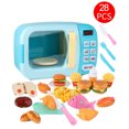 thumbnail image 3 of AIHOME Children Toy Kitchen Microwave Play Set Electric Timing Simulation Kitchen Ware Pretend Play Set for Kid's Birthday Gift, 3 of 3