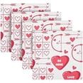 thumbnail image 5 of Dreamtimes Valentine's Day Love Heart Cloth Napkins Set of 4, Oversized Washable Reusable Polyester Dinner Table Napkins for Family, Restaurant, Party Decor, 20"x 20", 5 of 7