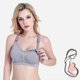 thumbnail image 2 of Sujetador De Alimentación Con Almohadilla Para Mujer Ropa De Cierre Frontal De Lactancia Para Embarazo (S Gris) Tmvgtek Mujer, 2 of 6