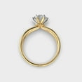 thumbnail image 4 of 1 Carat Stunning IGI Certified Lab Grown Diamond Wedding Ring for Women 10K Yellow Gold | Round Cut Lab Created Solitaire Diamond Rings | Size 7 Diamond-Capitals, 4 of 10