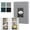 Gray#2298, variant on RuiJiao Eco-Friendly Linen Photo Album with 300 Storage Pockets and Writing Space for 6x4 Inches Pictures