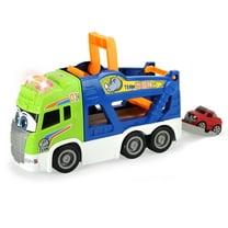 Dickie Toys - 16" Happy Scania Car Transporter Pre-School Vehicle With Extra Car