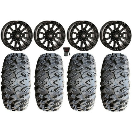 High Lifter HL21 14 Wheels Black 27 MotoClaw Tires Kawasaki Teryx Mule High Lifter HL21 14 Wheels Black 27 MotoClaw Tires Kawasaki Teryx Mule