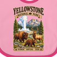 thumbnail image 4 of Inktastic Yellowstone National Park Boys or Girls Baby Bib, 4 of 4