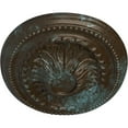 thumbnail image 3 of Ekena Millwork 18 1/2"W x 13 1/2"H x 1 7/8"P Saverne Ceiling Medallion, Hand-Painted Bronze Blue Patina, 3 of 4