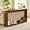 Walnut, variant on 70'' Long Fluted Console Table,2 Tier Narrow Farmhouse Entryway Table Sofa Table with Storage,Wood Behind Couch Table for Living Room, Hallway,Foyer (Walnut)