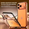 thumbnail image 4 of for iPhone 14 Aluminum Alloy Metal Bumper Frame, No Back Design Compatible with MagSafe, Backless Slim Fit Excellent Heat Dissipation 4 Corner Raised Shockproof, Blue, 4 of 6