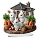 thumbnail image 2 of Huevos de Pascua Decoración de conejo Adorno de conejito Placa de escritorio acrílica decorativa 2D para Estilo C, 2 of 9