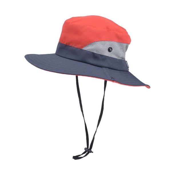 Minnieouse Sombreros para el sol Accesorio de ropa Senderismo Sombrero de pescador para viajes al aire libre Sombreros Mixto Escarlata/Niños