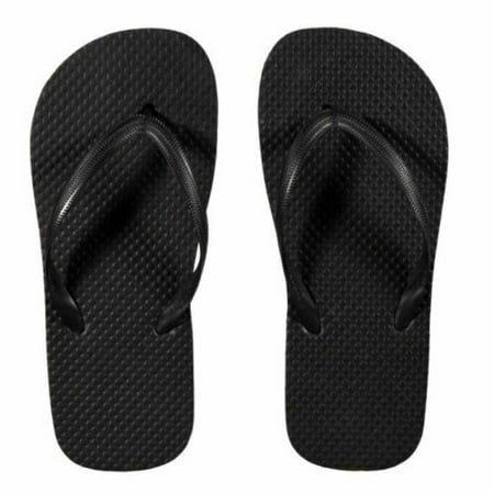 

Boys Juncture Basic Rubber Flip-Flops- Black [Size S 11/12]