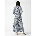 thumbnail image 5 of Printed Maxi Dress with Shirt Collar, 5 of 6