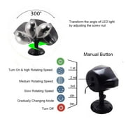 LED Snowfall Projector Lights Christmas Snowflake Projector Lamp with Wireless Remote Indoor Outdoor Waterproof Snow Falling Landscape Projection Light for Party Wedding Garden Decorations