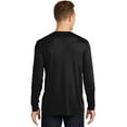 thumbnail image 2 of Sport Tek Men's Long Sleeve PosiCharge Competitor Cotton Touch Tee, Black, 3XL, 2 of 4