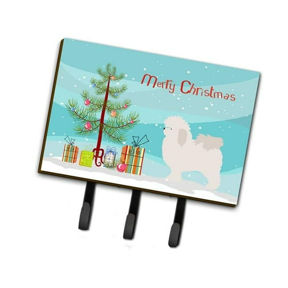 Bolognese Christmas Leash Or Key Holder