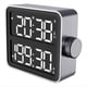 thumbnail image 4 of Temporizador Digital LCD Grande para Cocina, Temporizador de Cocina de Doble Pantalla, Ideal para Estudio en Interiores, Dormitorio, Mesita de Noche y Escritorio., 4 of 5