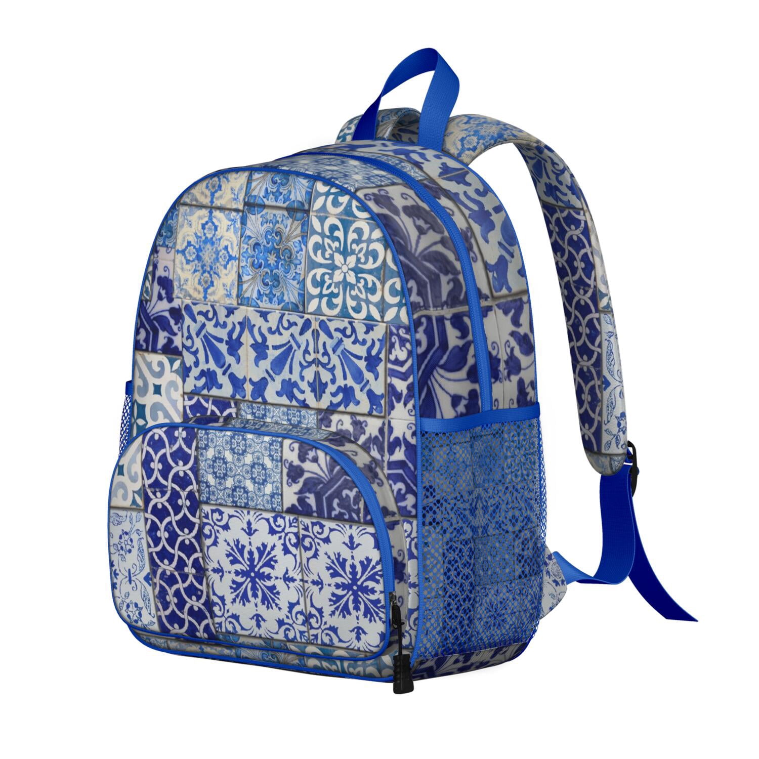 Dino Skeleton Print Backpack - Waterproof, Adjustable & Breathable Daypack for Teens