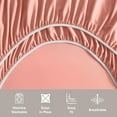 thumbnail image 5 of Nestl Full Size Sheets Set,1800 Series Extra Deep Pocket Bed&nbsp;Sheets Soft Microfiber Full Sheets, 4 Piece Sheets Full, 5 of 9