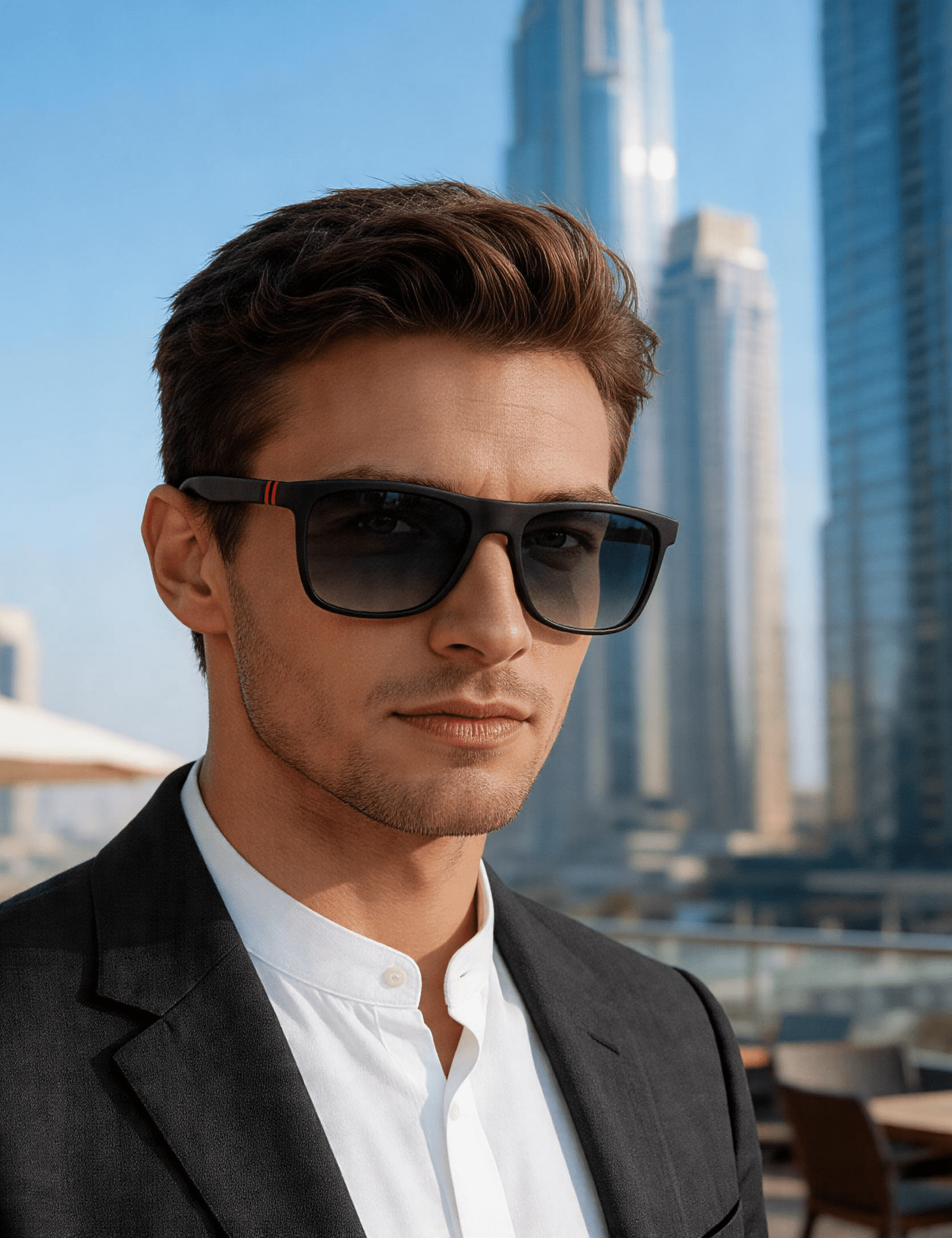 PUKCLAR Men's polarized sunglasses TR90 Frame UV400 Sport Sunglasses
