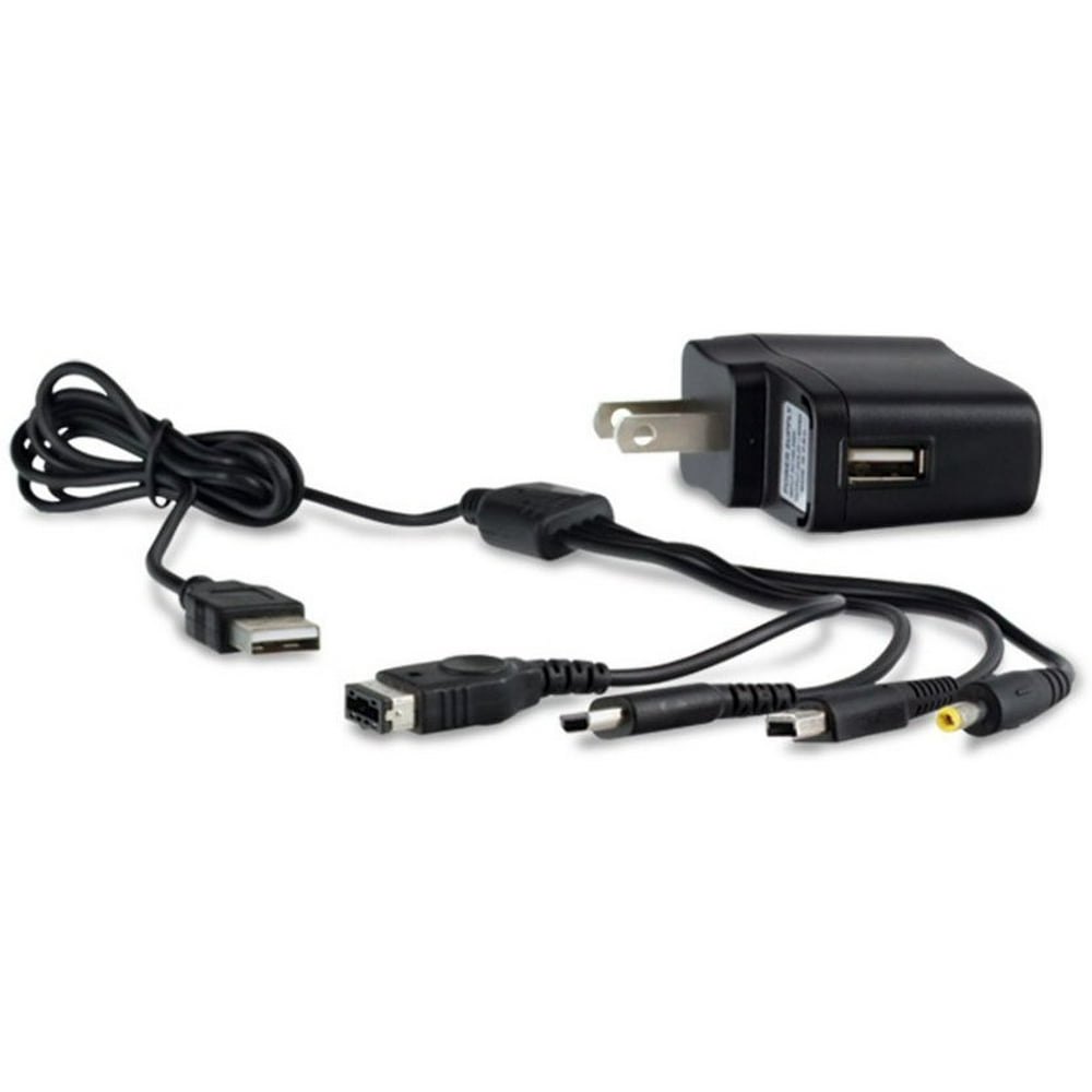 Universal 5 in 1 Car DC Charger Black for PSP, NDS, DS Lite, DSi and