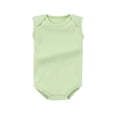 thumbnail image 2 of Agkizg Unisex Baby Solid Crew Neck Sleeveless Bodysuit, Soft Knit Tank Onesie, Infant Summer Daily Undershirt, 2 of 5