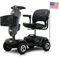 thumbnail image 2 of Clerance! 4 Wheel Travel Mobility Scooter for Seniors Adults- Electric Powered Mobility Scooters Wheelchair Device for Elderly- Long Range Power Battery w/ Charger and Basket -300 LBS, 2 of 8