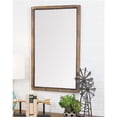 thumbnail image 1 of Marlon Rustic Wood Wall Mirror, Brown, 1 of 1