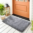 thumbnail image 6 of Softlife Super Soft Rug for Living Room Fluffy Rugs for Dorm Room Cute Plush Carpet for Bedroom,2' x 3',Gray, 6 of 7