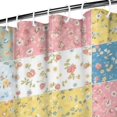 thumbnail image 3 of Pioneer Flower Floral Print Pattern Shower Curtain 72"x72", Bathroom Decorative Shower Curtain Set with 12 Hooks, Waterproof Washable, 3 of 6