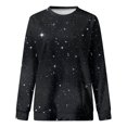 thumbnail image 4 of Femmes Sweat-Shirt à Manches Longues Imprimé O Col en Vrac Sweat-Shirt d'Automne, 4 of 4