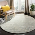 thumbnail image 2 of SAFAVIEH Soho Trinity Floral Wool Area Rug, Soft Light Blue/Ivory, 2' x 3', 2 of 9