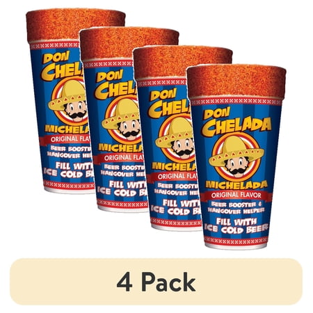 (4 pack) CHELADA REG MX CUP